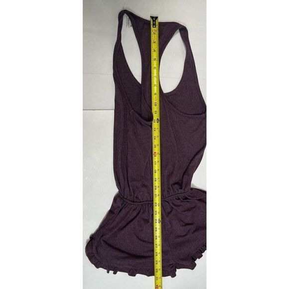 Spiritual Gangster Size XS Ruffle Romper Jumper Peace Love Yoga USA Racerback - Picture 11 of 12